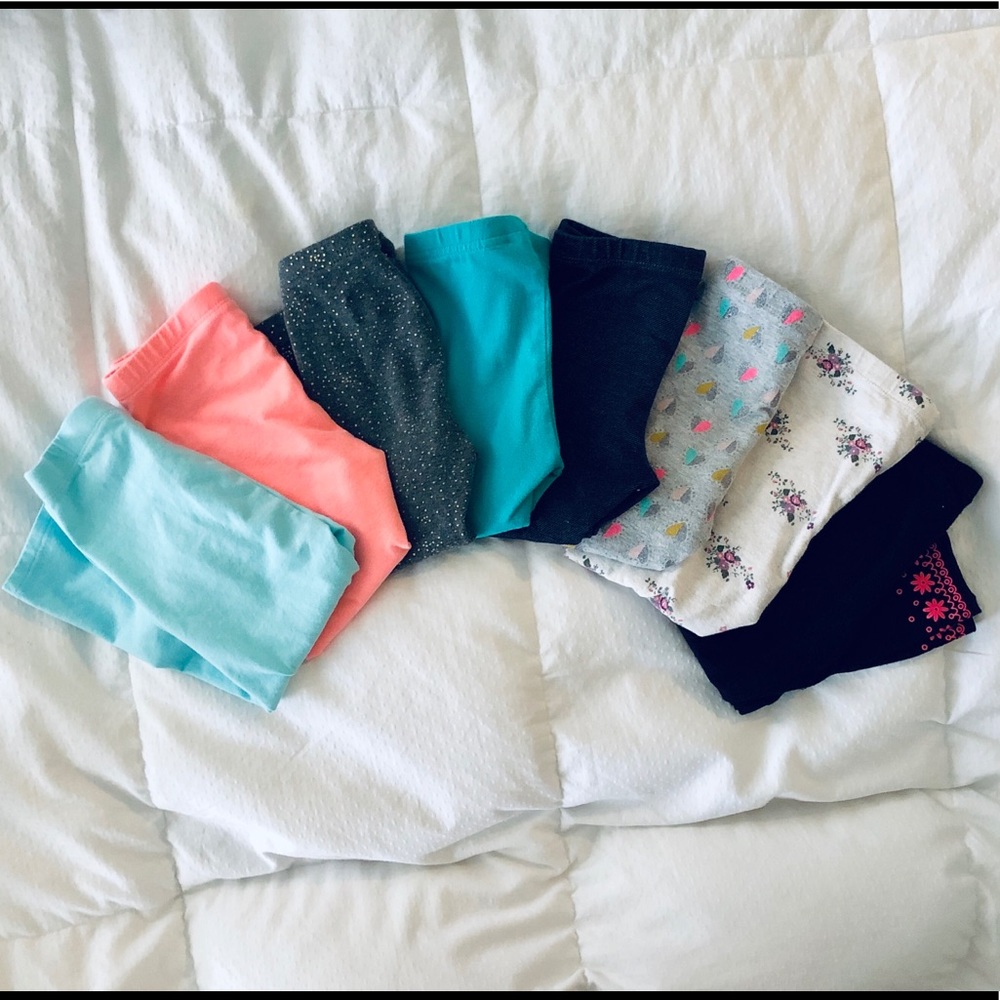 2T Girls Leggings Bundle